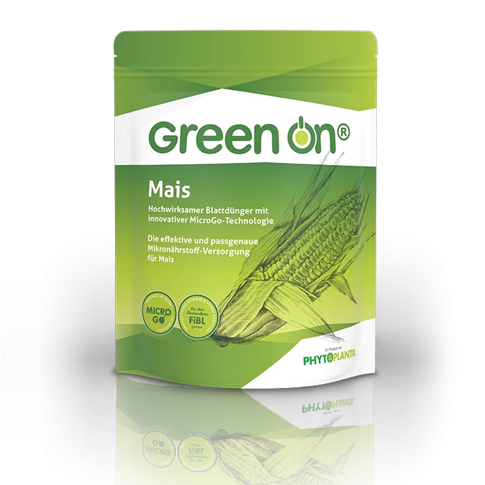 Green On Mais Produktverpackung