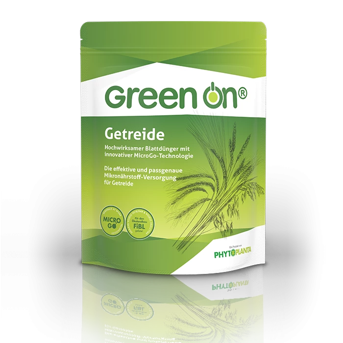 Green On Getreide Produktverpackung